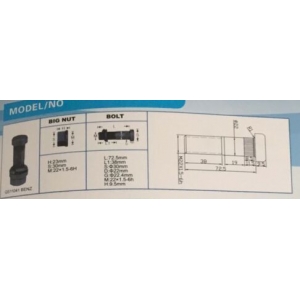 Auto Fastener bolt wood